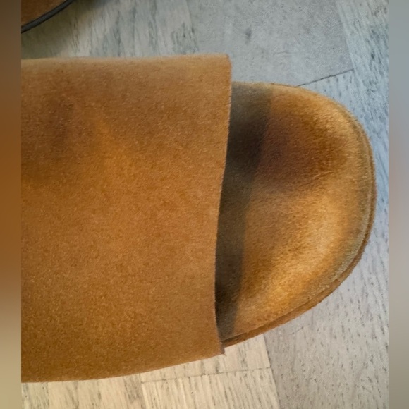 One of a Kind Seychelles Cognac Suede Leather Platform Sandals Size 10 - Picture 11 of 11